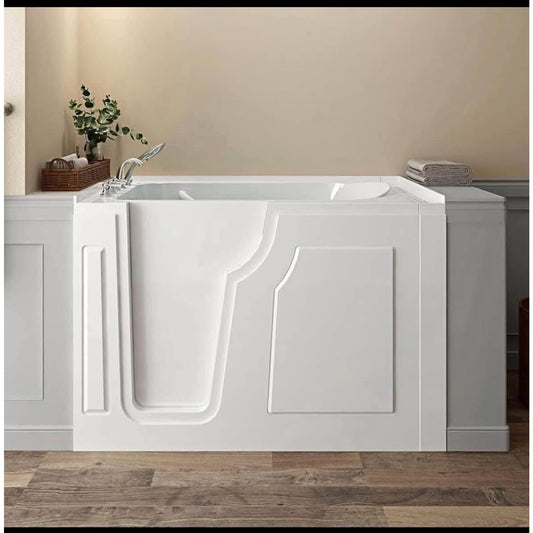 FerdY Floridian 56" Walk-in Bathtub with Left-Side Door Opening and Quick Fill and Drain System, Rec