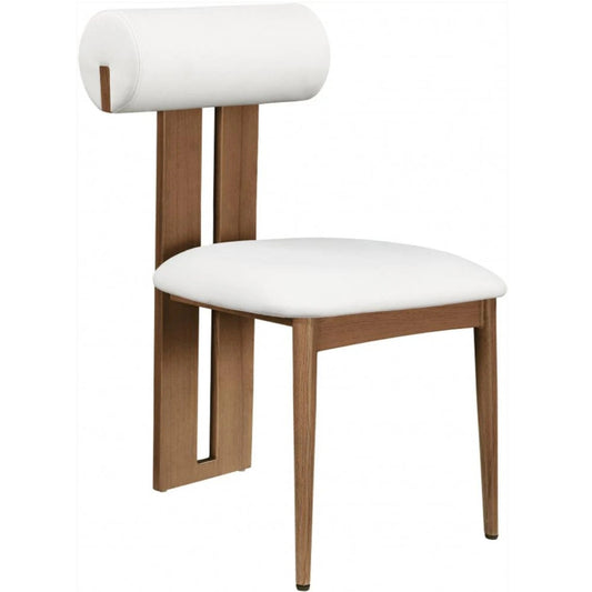 Meridian Furniture - Dario Cream Vegan Leather Dining Chair (Set of 2) - 917Cream-C
