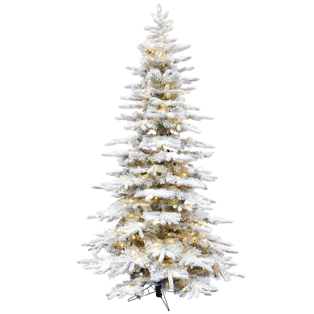 Christmas Tree with White Incandescent Smart Lights and Stand