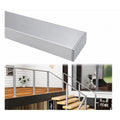 Muzata 6'6" Black Stainless Steel Cable Railing Handrail HT10 BP4