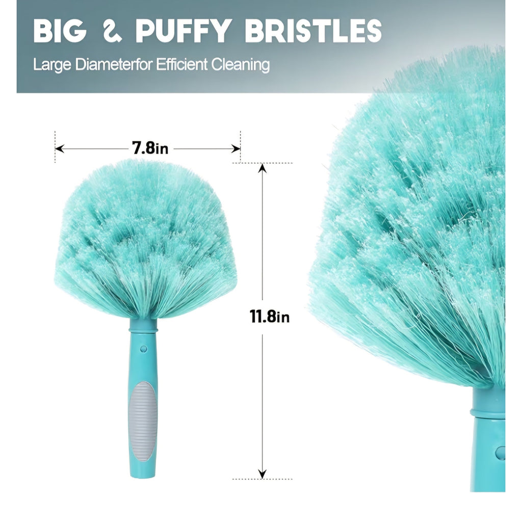 30 Feet High Reach Cobweb Duster with 6-24Ft Extension Pole