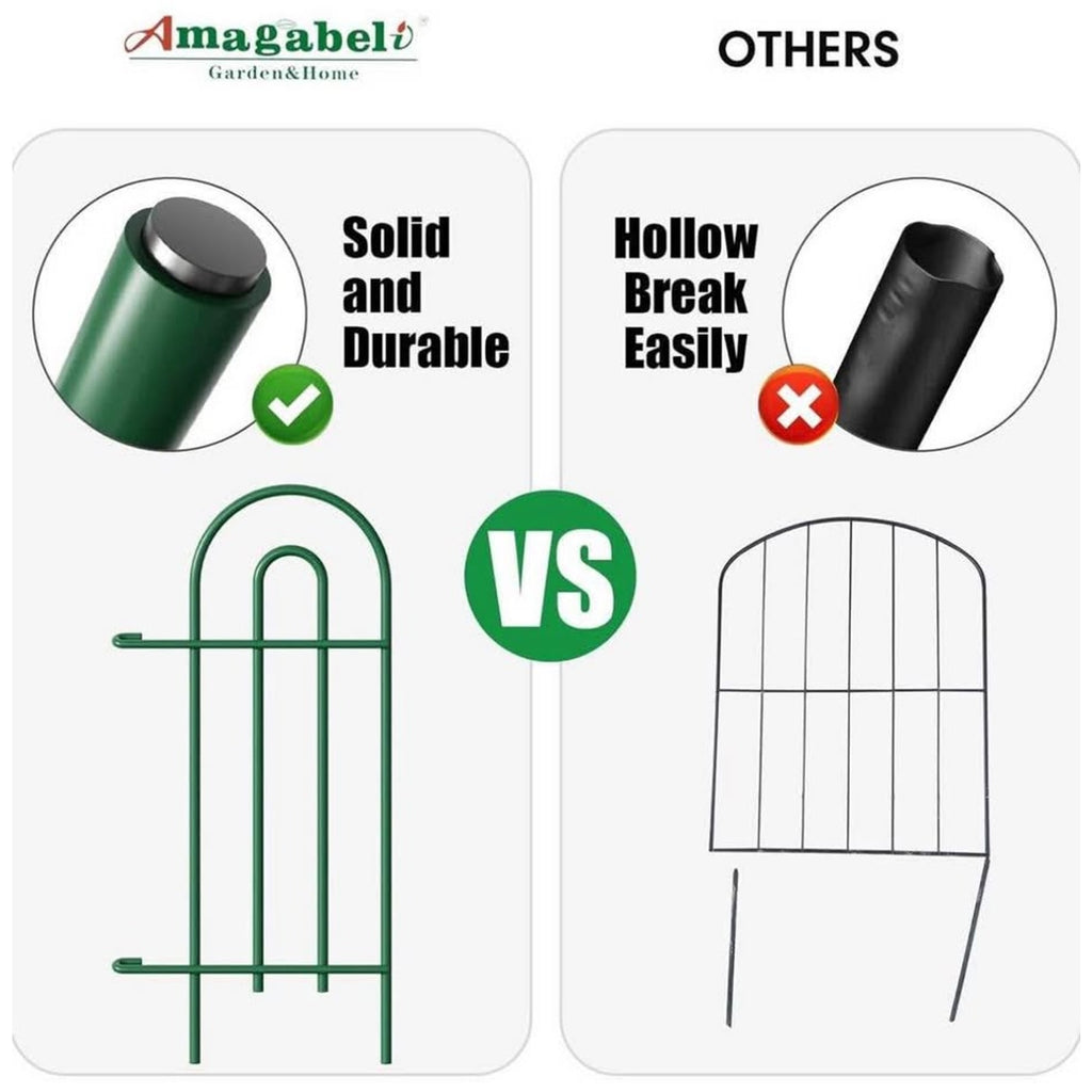 Amagabeli garden & home 32in(H)×20ft(L) Decorative Garden Fences and Borders for Dogs 14panels