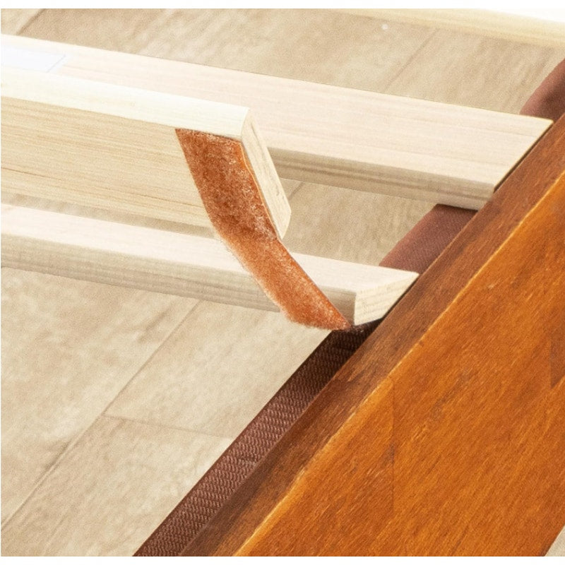 Full Bed Frame 12 Inch Solid Wood Platform Bed with Wooden Slats