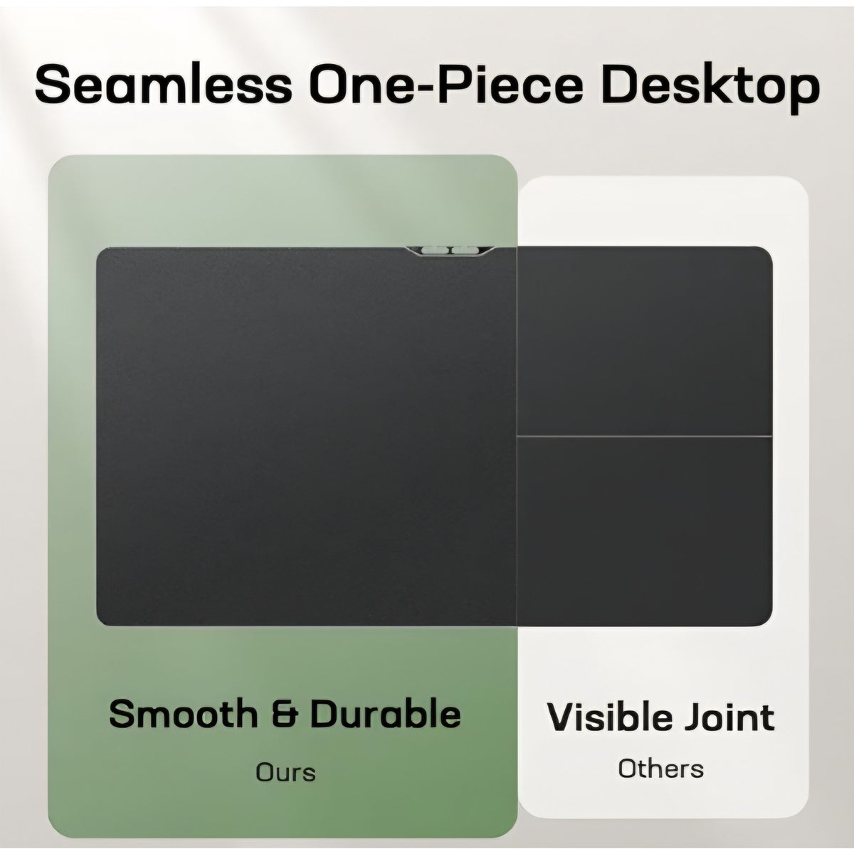 Table Top, 63" x 30" Inch One-Piece Standing Desk Top