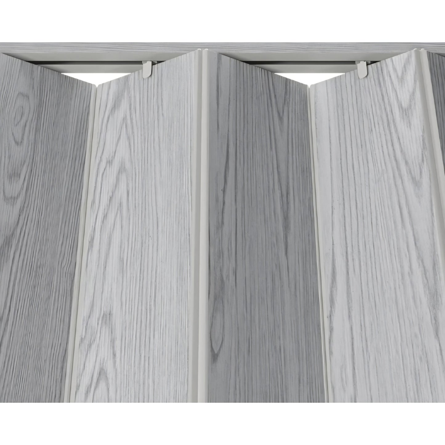 Studio Series 36" W PVC Foldable Accordion Doors, Grey