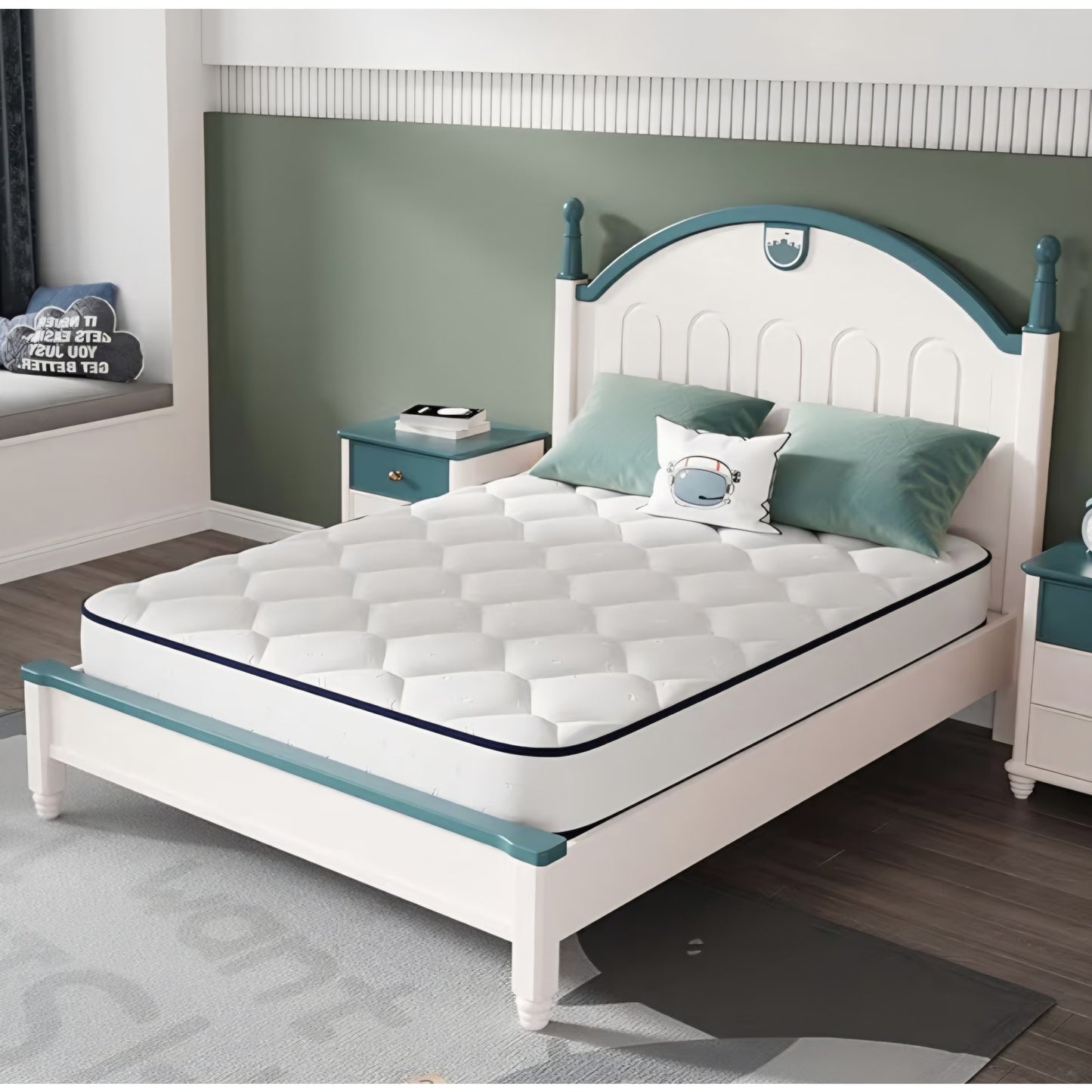 Novilla Twin XL Mattress 6 Inch,Bonnell Spring Hybrid Mattress