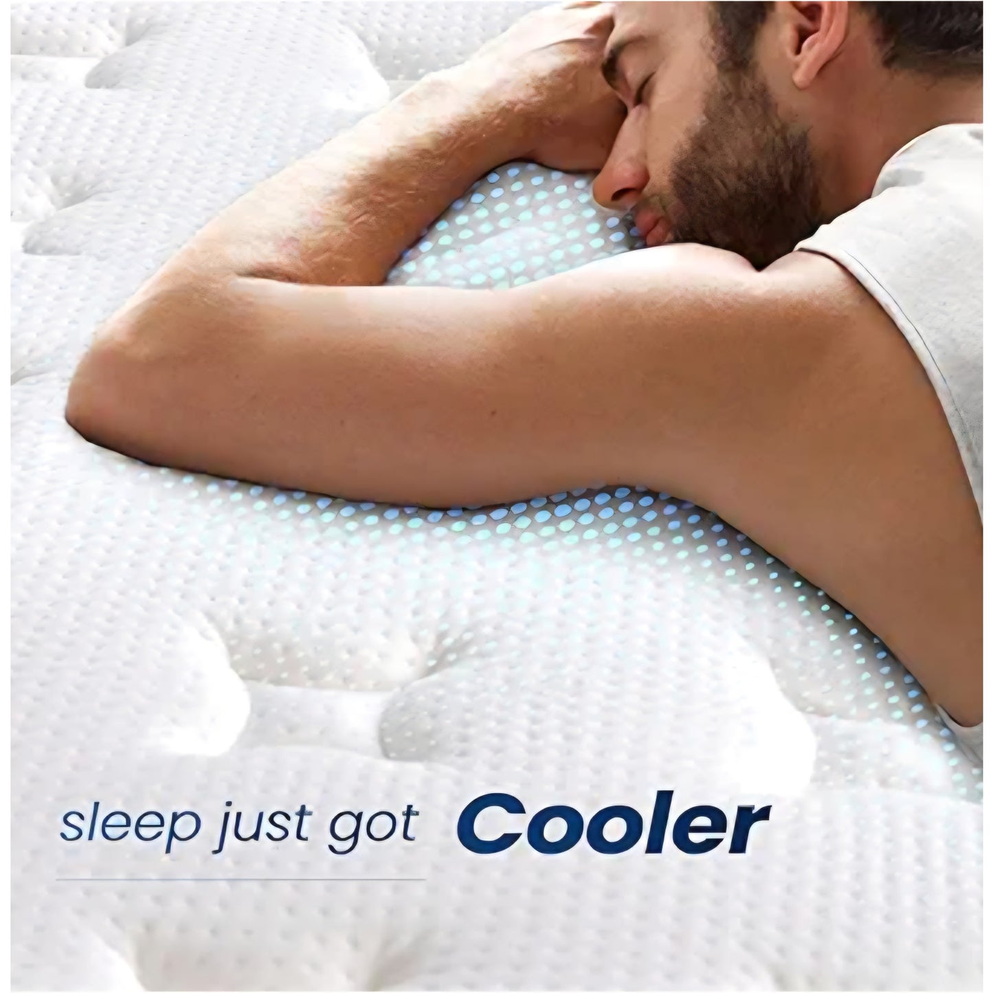 Coolvie 14 Inch King Mattress, Medium Plush Gel Memory Foam Mattress Hybrid, Double Cooling King