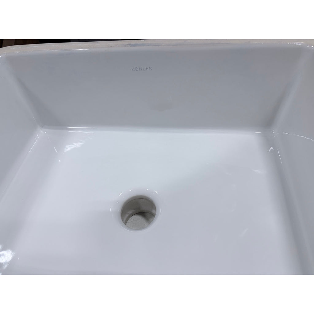 KOHLER Verticyl 17" Undermount Bathroom Vanity Sink, white