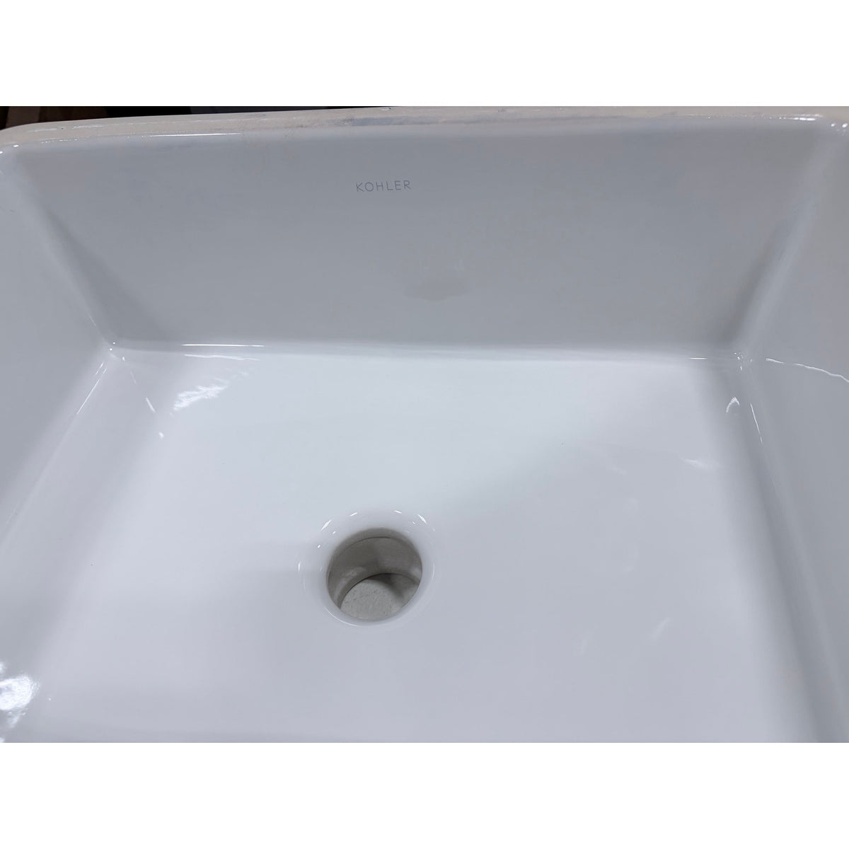 KOHLER Verticyl 17" Undermount Bathroom Vanity Sink, white