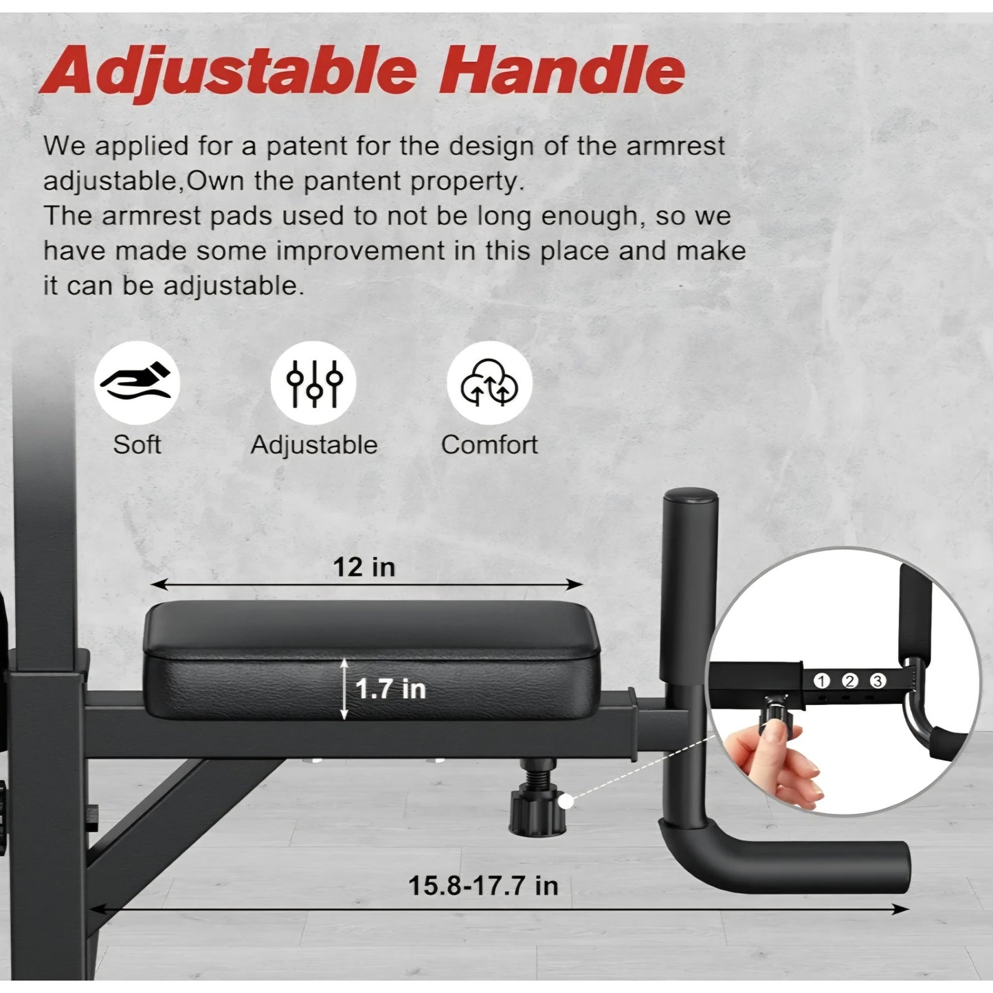 RELIFE REBUILD YOUR LIFE Power Tower Pull Up Bar Station Workout Dip Station for Home Gym Strengt