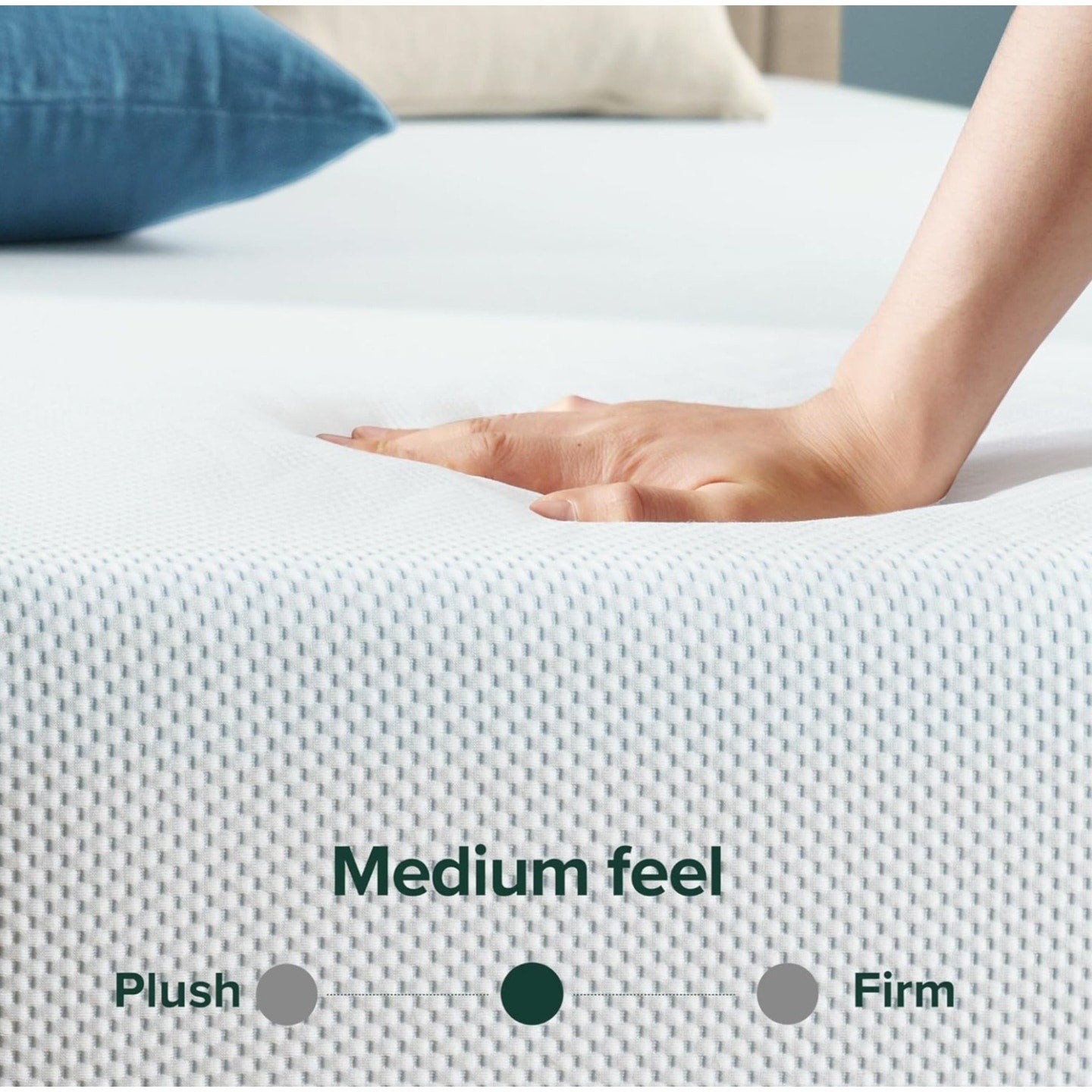 ZINUS 10 Inch Green Tea Cooling Memory Foam Mattress [New Version], Queen, Fiberglass Free,