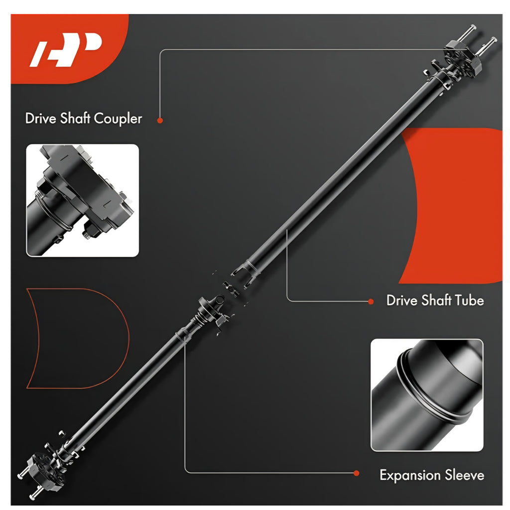A-Premium 57.13" Rear Drive Shaft Prop Shaft Driveshaft Assembly Compatible with Cadillac