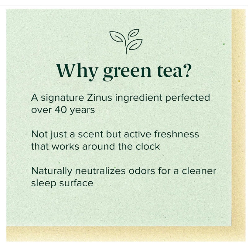 12 Inch Queen Green Tea Memory Foam Mattress zinus