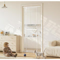 Extra Tall Cat Gate 51"-87" Height Adjustable  Mounted 4 Extensions 51"-87" height & 27.56"-37"