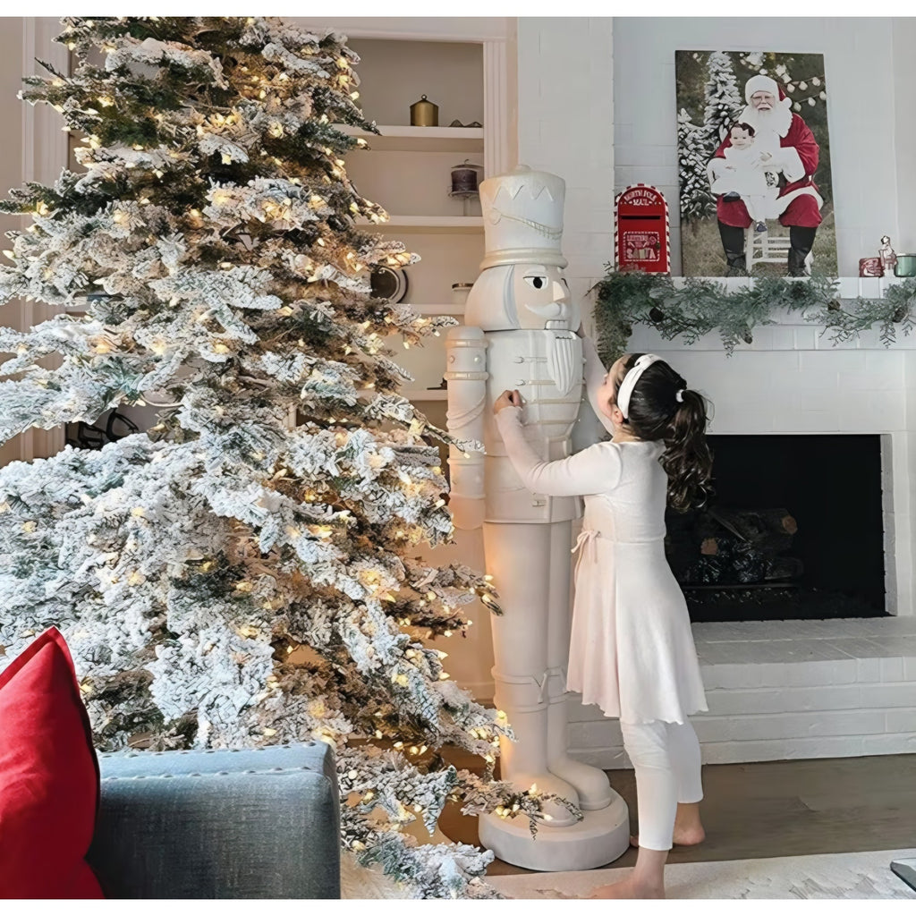 Christmas Tree with White Incandescent Smart Lights and Stand