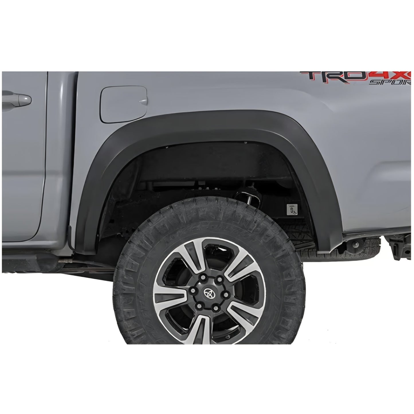 Rough Country Sport Style Fender Flares for Toyota Tacoma (2016-2023) - Durable ABS Flares