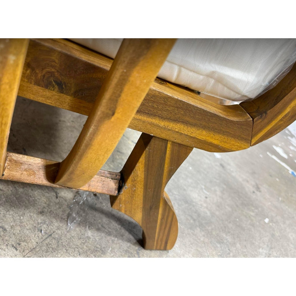 Christopher Knight Home Acacia Wood Outdoor Patio Club Chair,
