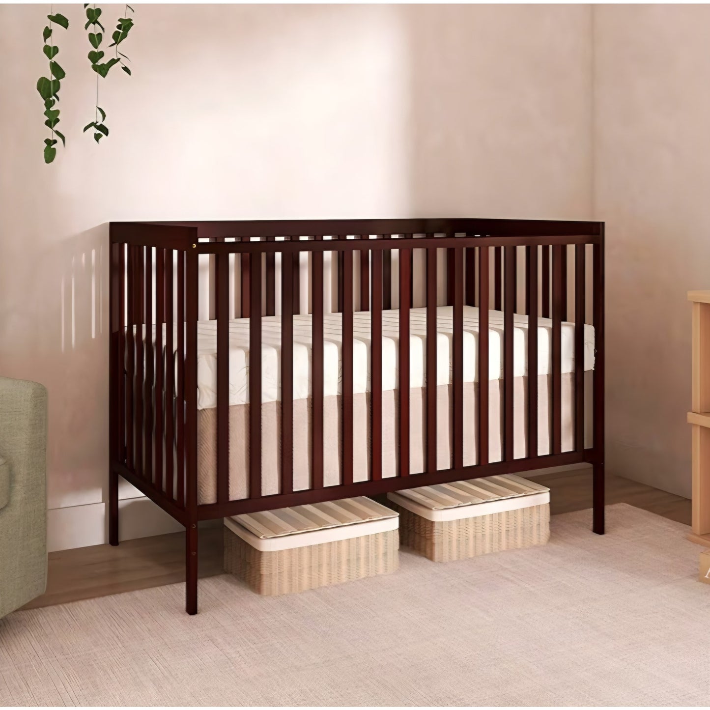 Dream On Me Synergy 5-in-1 Convertible Full-Size Baby Crib with Toddler
