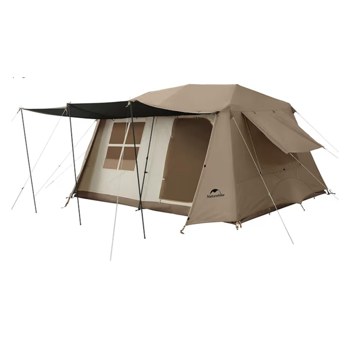 Naturehike Village Instant Tent, 4 Person 8 Person Camping Tent with Full Rainfly