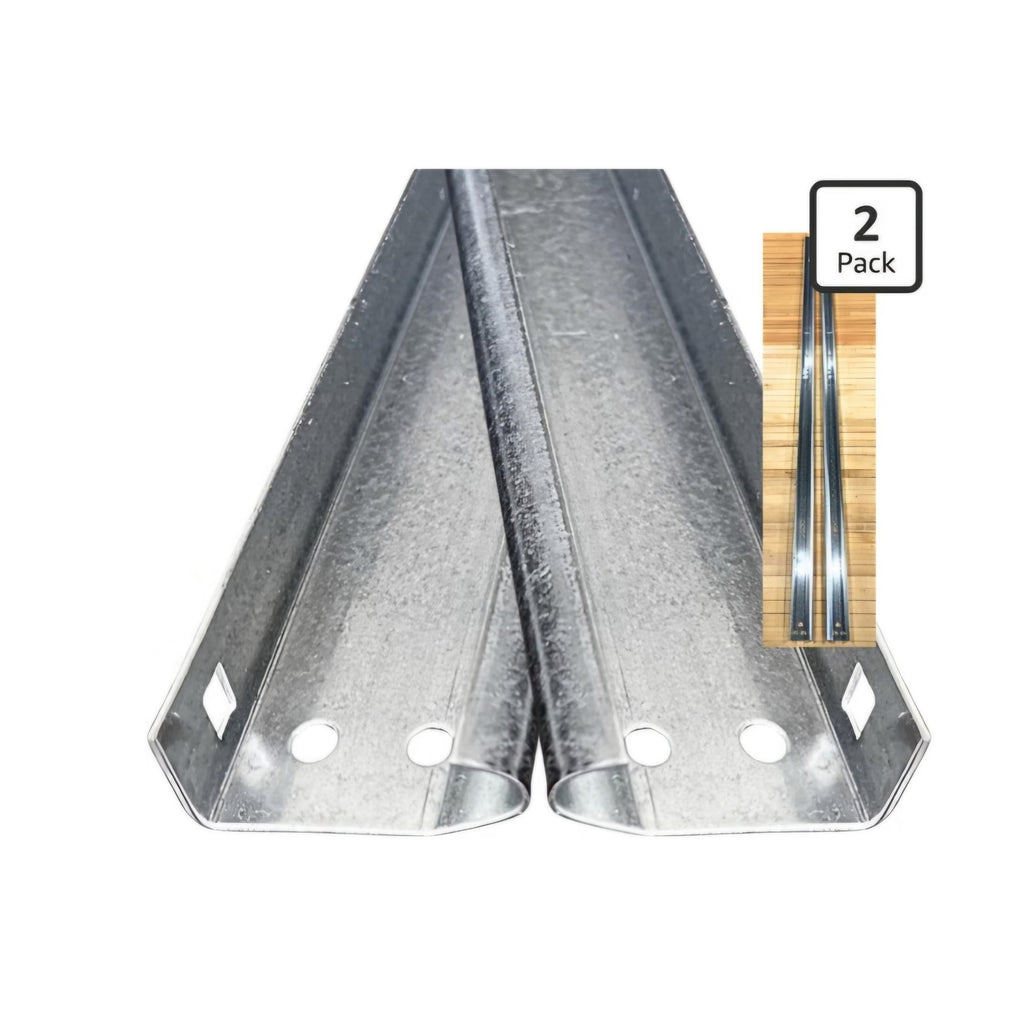 Universal Garage Door Vertical Track Set Kit for Garage Doors, Rails