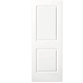 Door Slab 30x80 in Raised 2-Panel Square Top Smooth White Primed Molded Door Slab