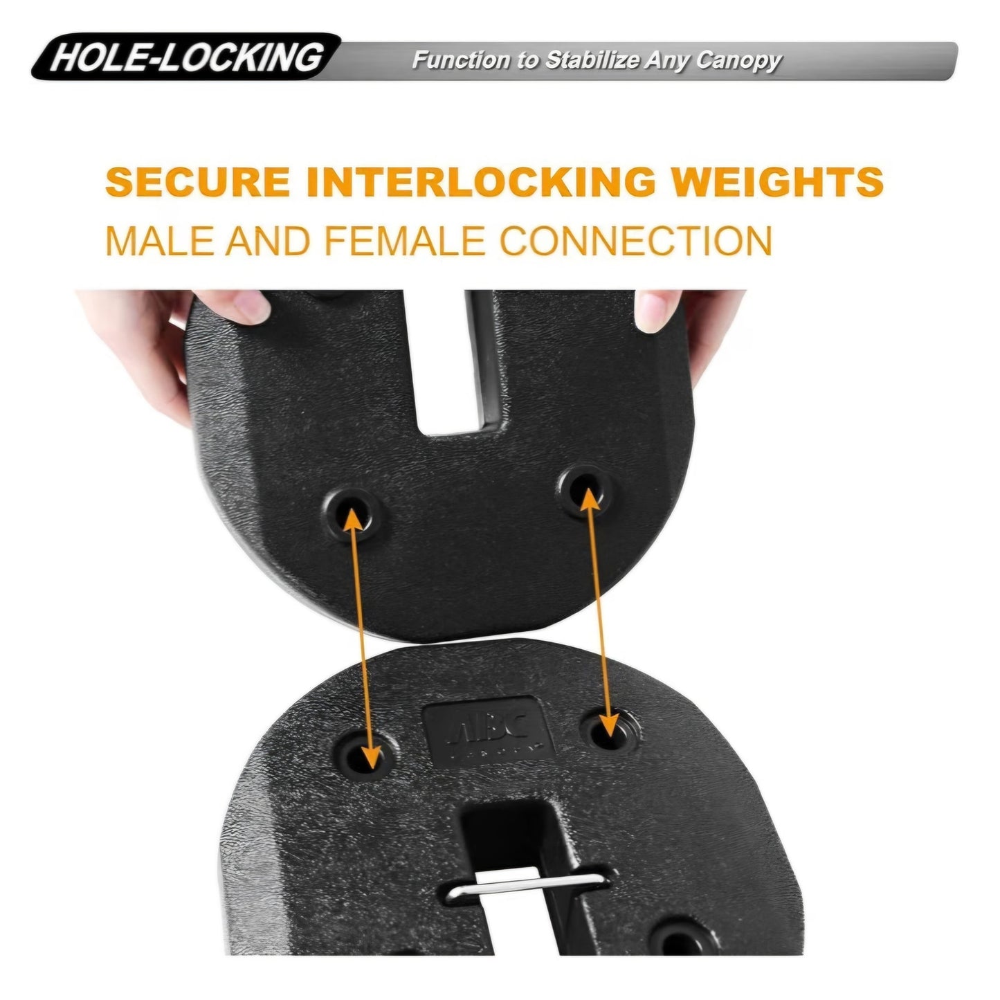 ABCCANOPY 40LBS Easy Canopy Weights with Lock Design No Sliding