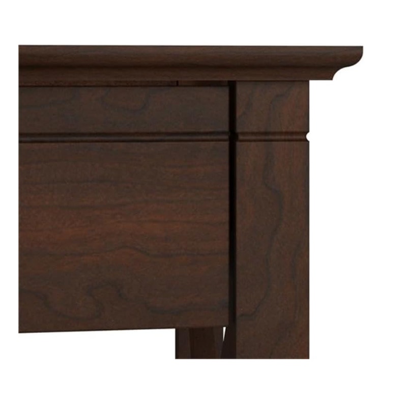 Bush Furniture Key West 60W L Shaped Desk with Mobile File Cabinet and Desktop Organizers
