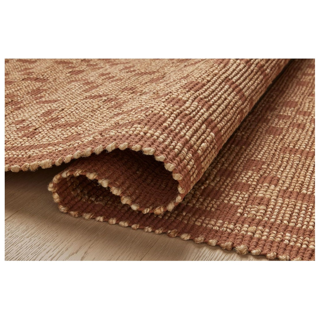 Loloi Chris Loves Julia Judy Natural / Spice 5'-0" x 7'-6" Area Rug