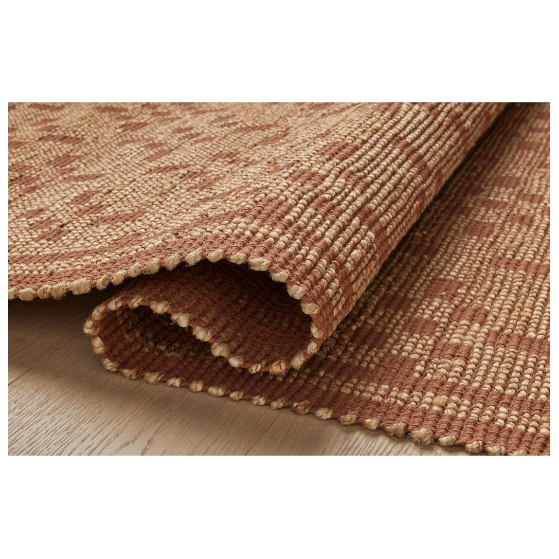 Loloi Chris Loves Julia Judy Natural / Spice 5'-0" x 7'-6" Area Rug