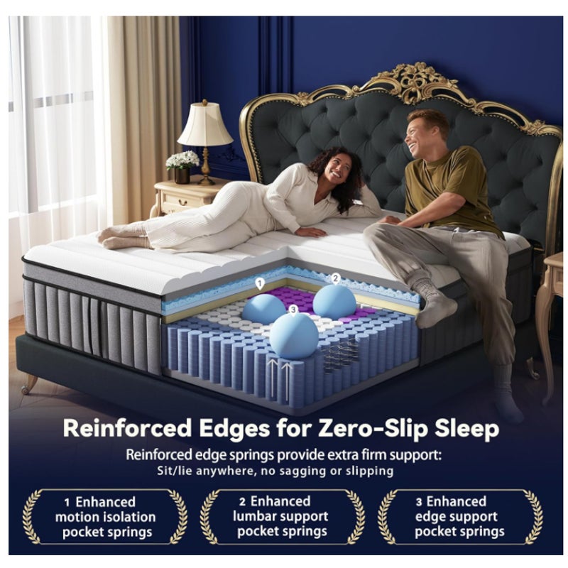 DIFAME Queen Mattress 14inch DB14K005