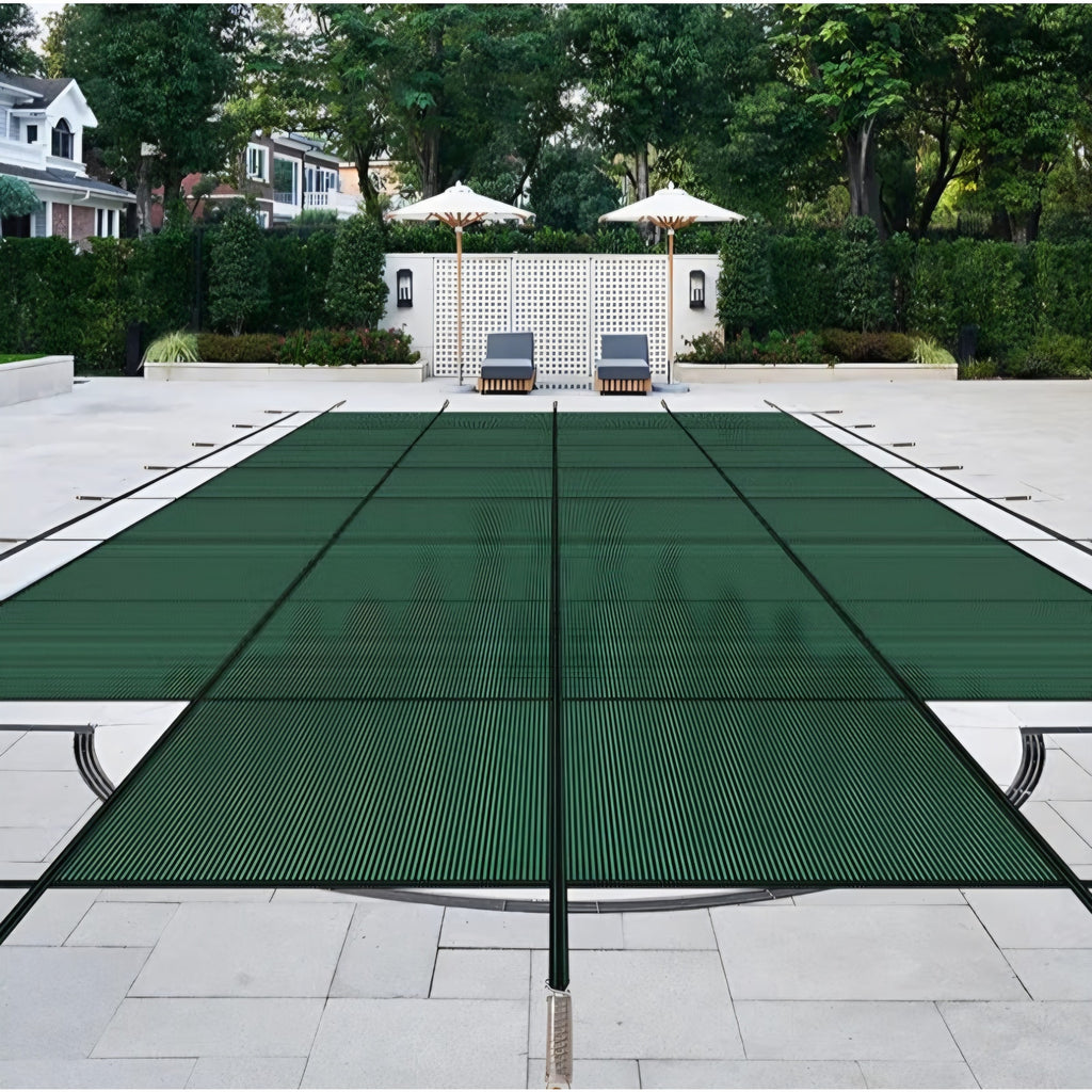 Pool Safety Cover for Inground Pools, Heavy-Duty Winter Pool Cover