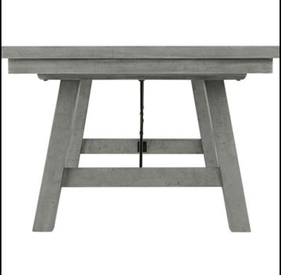 Martin Svensson Home Beach House Dove Grey Extendable Leaf Dining Table