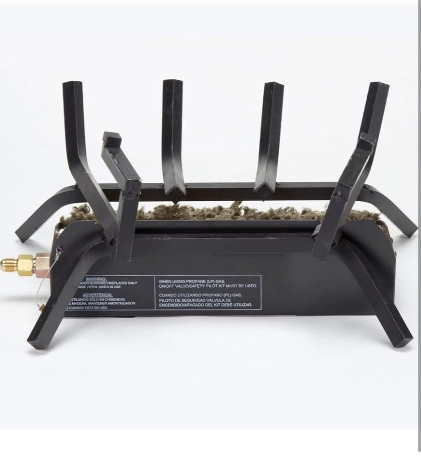 MO18HVL Natural Gas Vented Fireplace Logs Set with Match Light, 45000 BTU, Heats up to 1650 Sq. Ft, Mountain Oak, 18 Inches