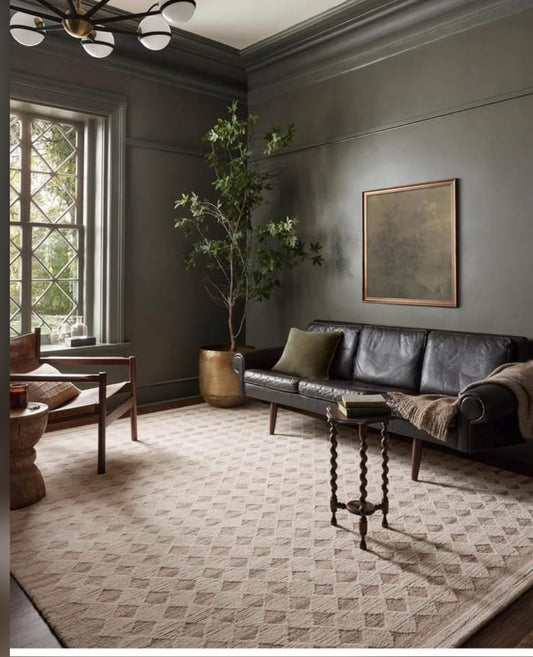 Loloi Magnolia Home by Joanna Gaines Rae Collection RAE-04 Natural/Ivory 5'-0" x 7'-6" Area Rug