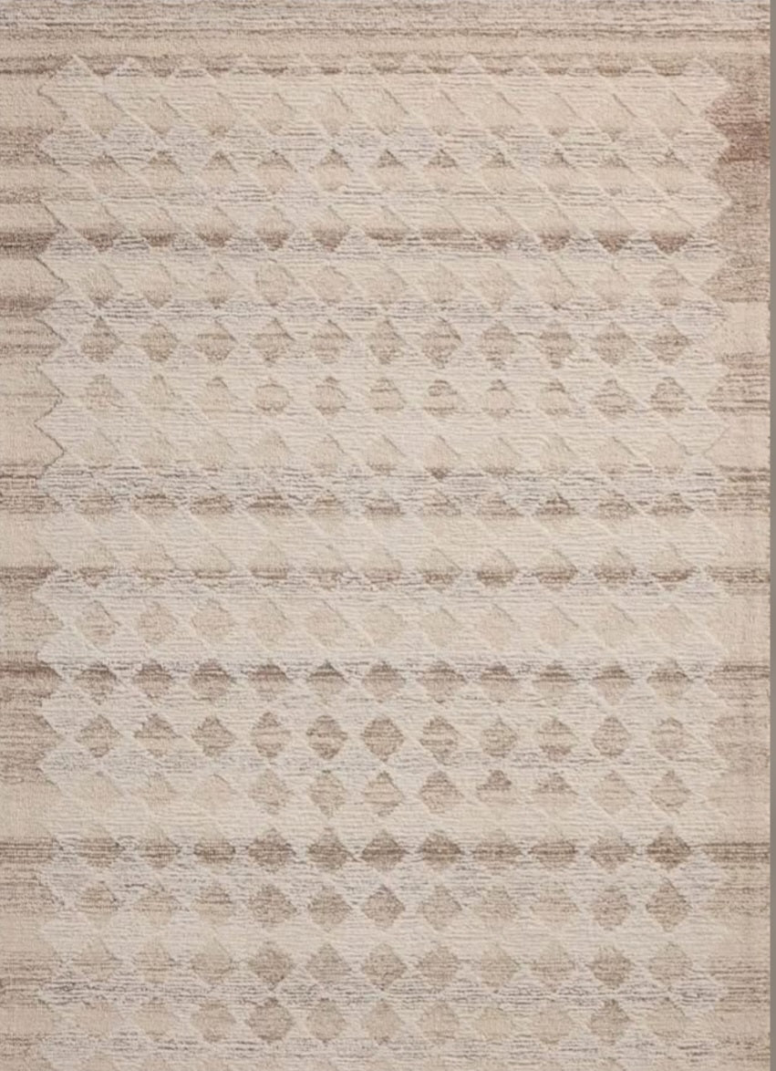 Loloi Magnolia Home by Joanna Gaines Rae Collection RAE-04 Natural/Ivory 5'-0" x 7'-6" Area Rug