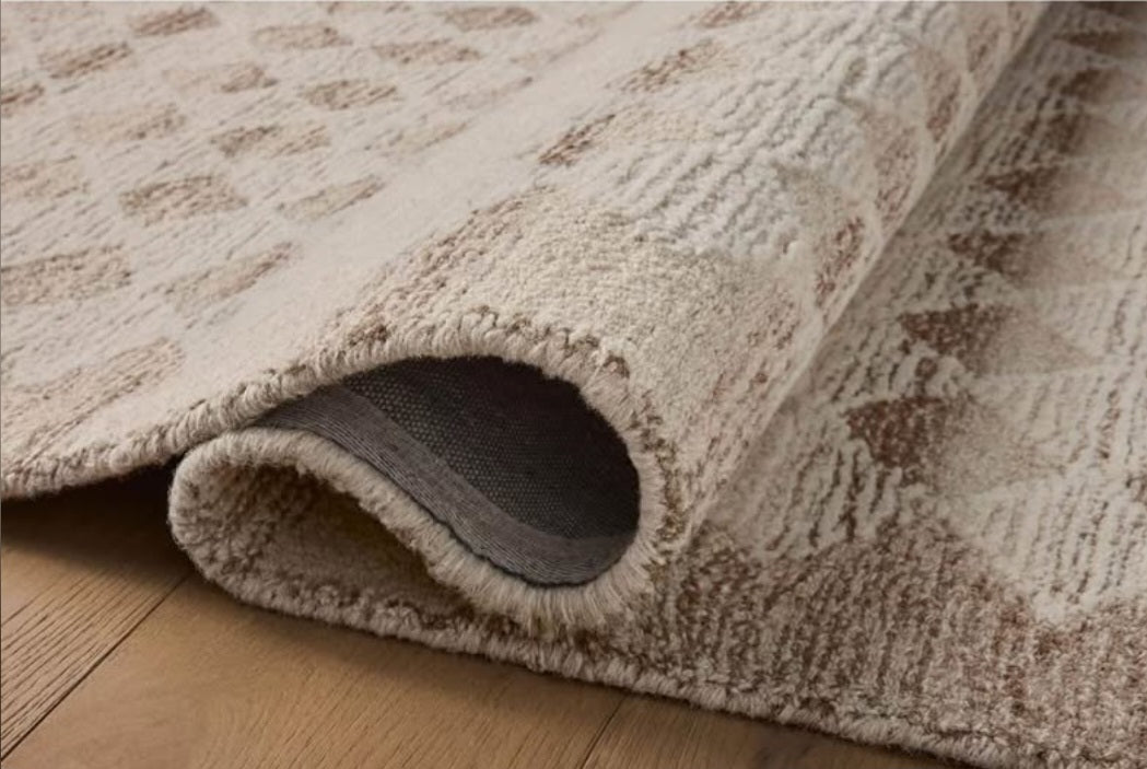 Loloi Magnolia Home by Joanna Gaines Rae Collection RAE-04 Natural/Ivory 5'-0" x 7'-6" Area Rug