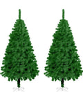 Huwena 2 Pack Christmas Tree Artificial Christmas Pine Tree with Branch Tips Collapsible Metal Stand Christmas Tree for Xmas Holiday Winter Office Home Party Decor(Green, 4ft) C57