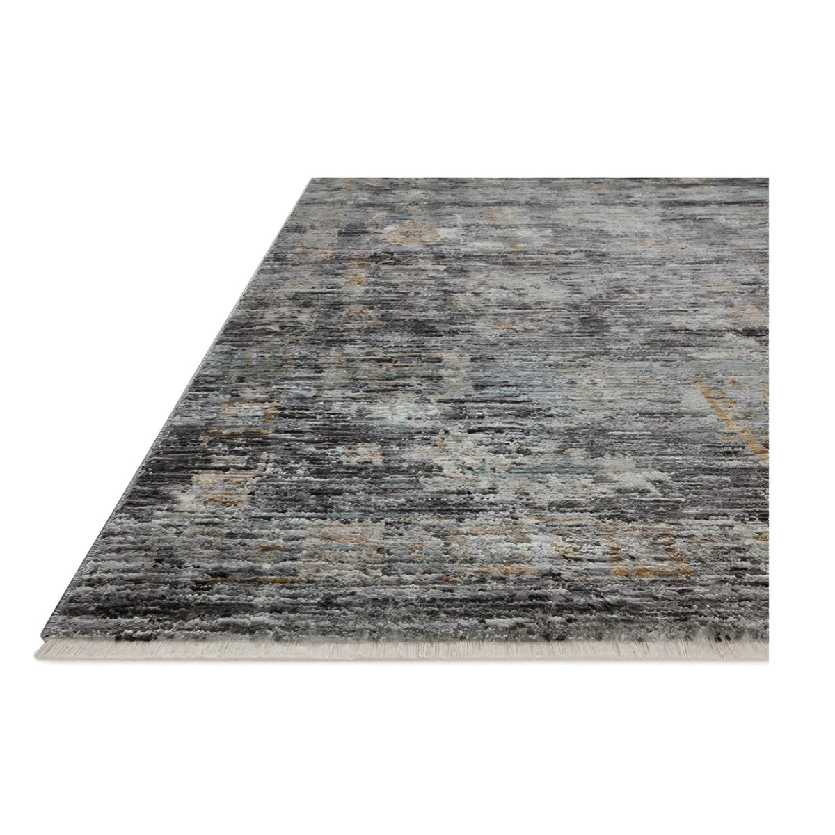 Loloi Jean Stoffer Katherine Collection KES-04 Ink/Jade 5'-3'' x 5'-3'', .25" Pile Height, Rug