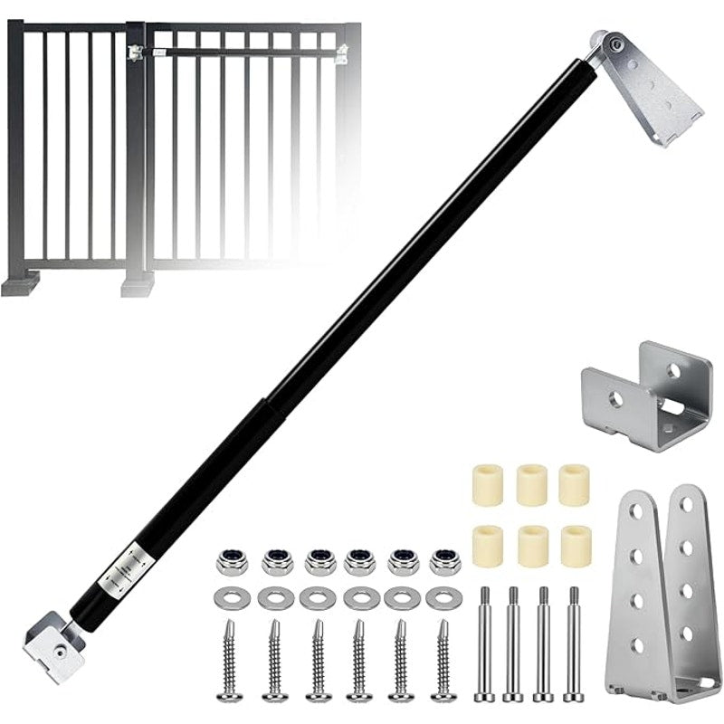 Upgraded TB200B Hydraulic Door Closer Set, Suitable for Weight 50 to 140 Pounds, Width 40 to 64 In
