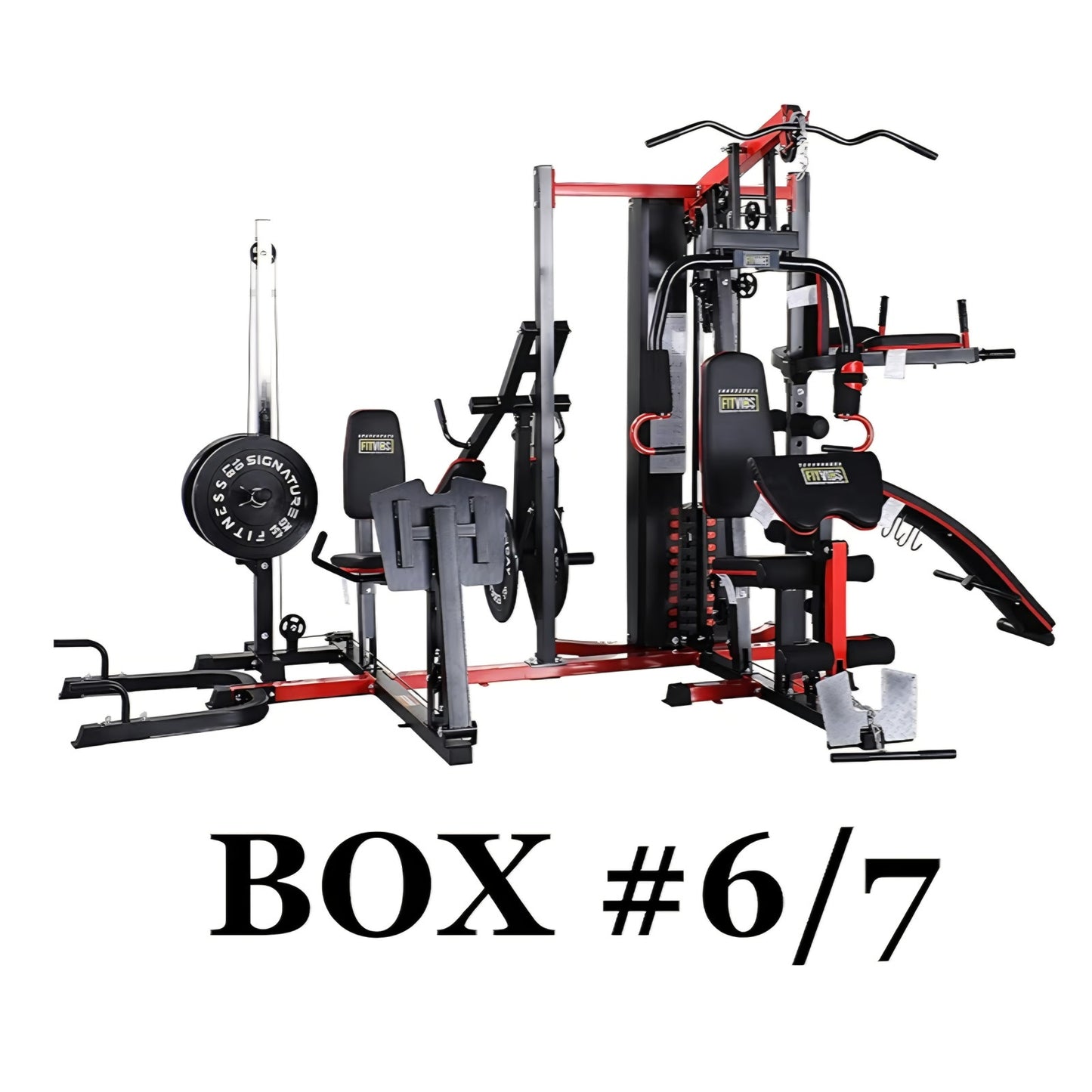 Model 750 Fitvids Multifunctional Home Gym System Workout Station with Leg Extension