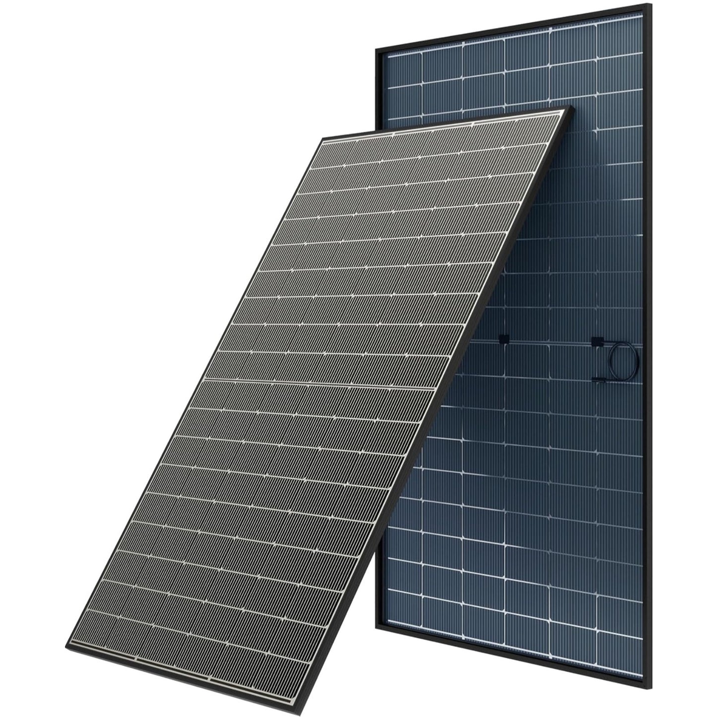 JJN Bifacial 2PCS 400 Watt Solar Panel, N-Type 16BB 400W Solar Panels, 25% High Efficiency