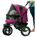 Pet Gear NO-Zip Double Pet Stroller, Zipperless Entry, for Single or Multiple Dogs/Cats