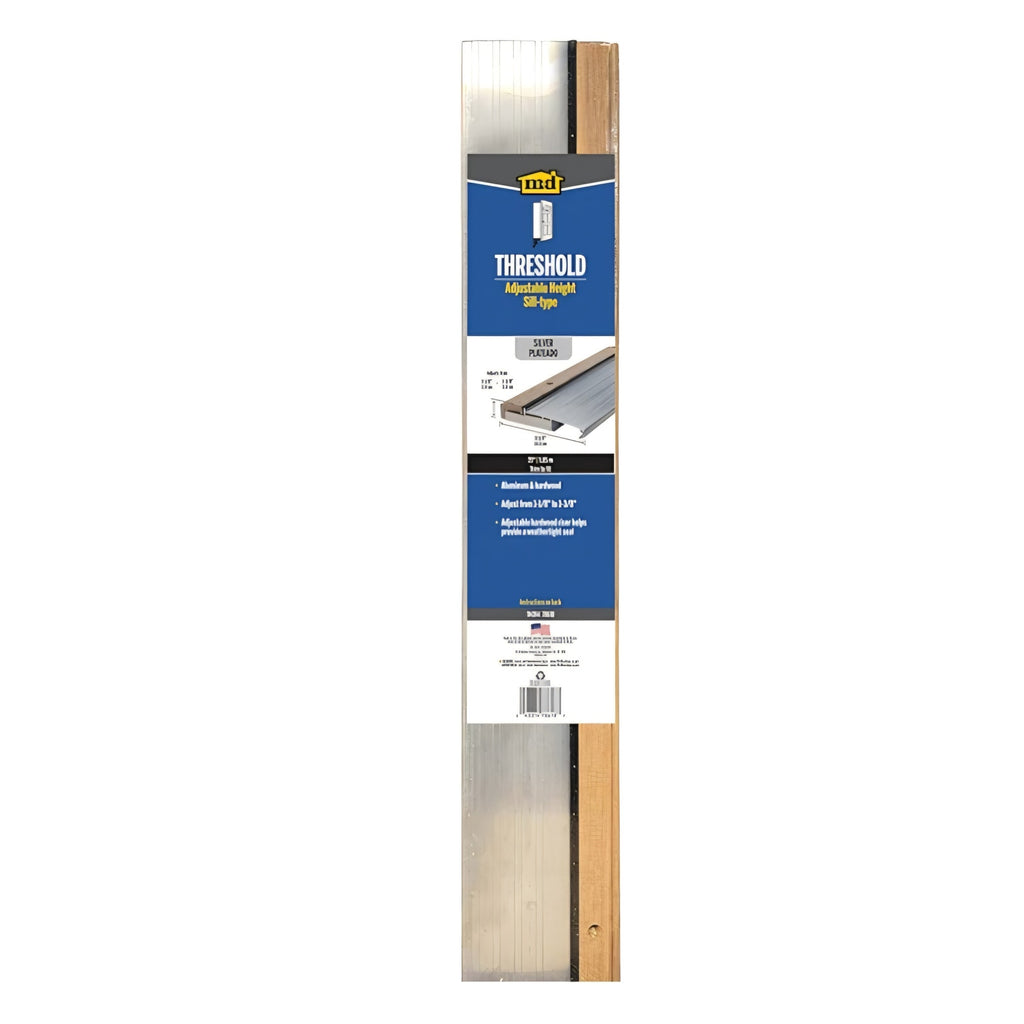 M-D Building Products Adjus Aluminum & Hardwood Threshold Kit 78618 5-5/8 in. x 1-1/8 in. x 73 in.