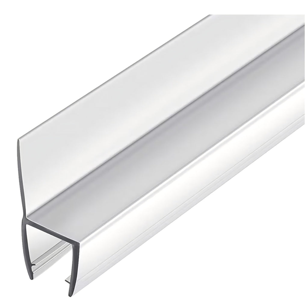 2-Pack Butecare Frameless Shower Door Side Seal Strip for 1/2" Glass Doors,