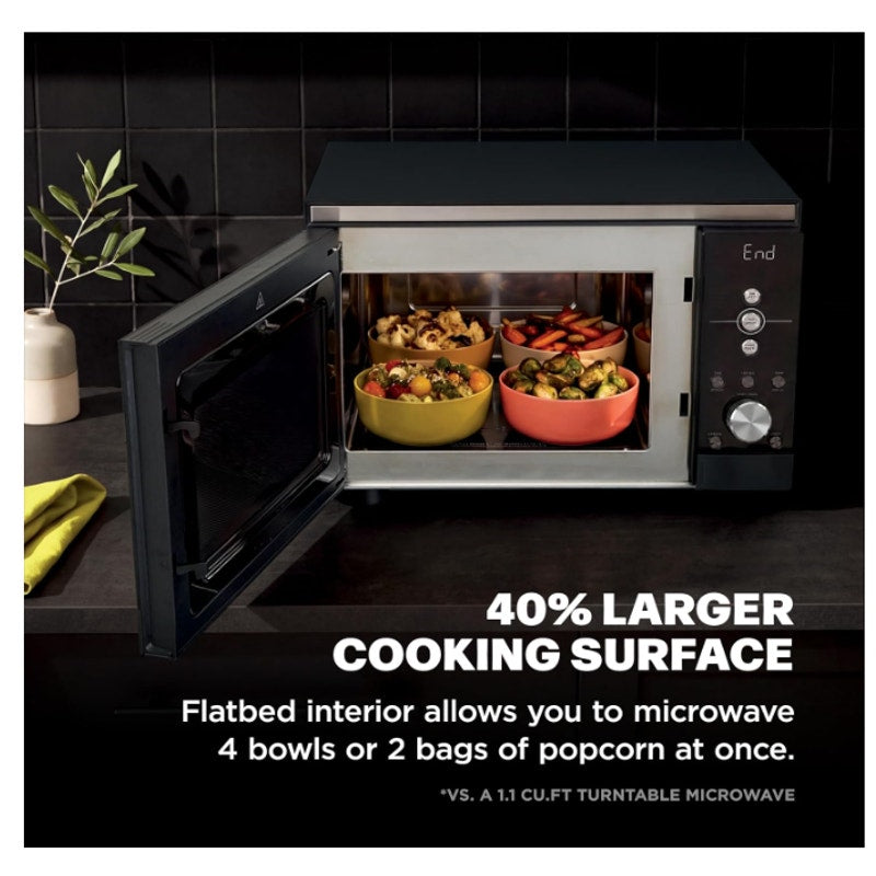 Ninja MW101BK1 Crispi Microwave and Air Fryer with FusionCrisp, 0.9 Cu Ft, Black