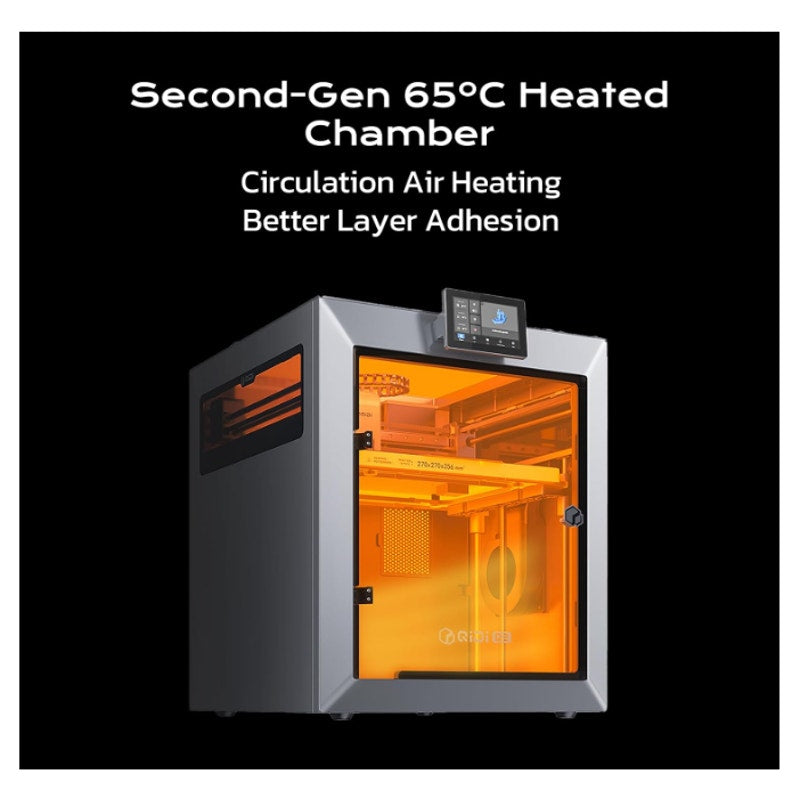 QIDI Q2 3D Printer, 65℃ Heated Chamber and 370℃ Nozzle Unlock PPS-CF ultra air filtration