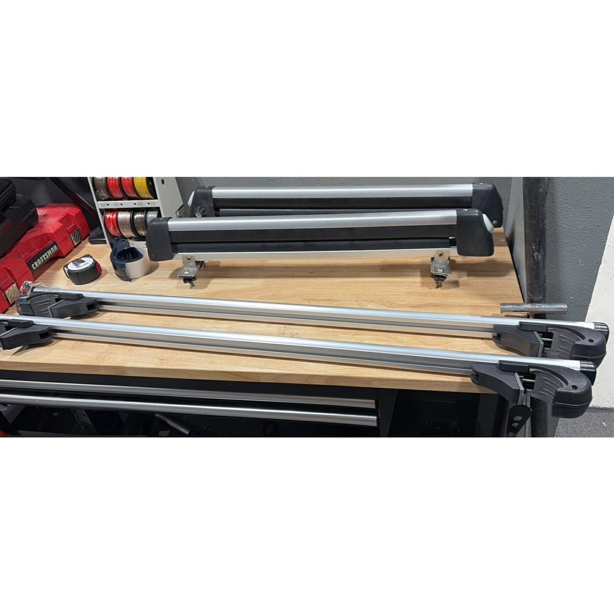 Leader Accessories Car Ski Snowboard Roof Racks, Fits Up to 6 Pairs of Skis or 4 Snowboards