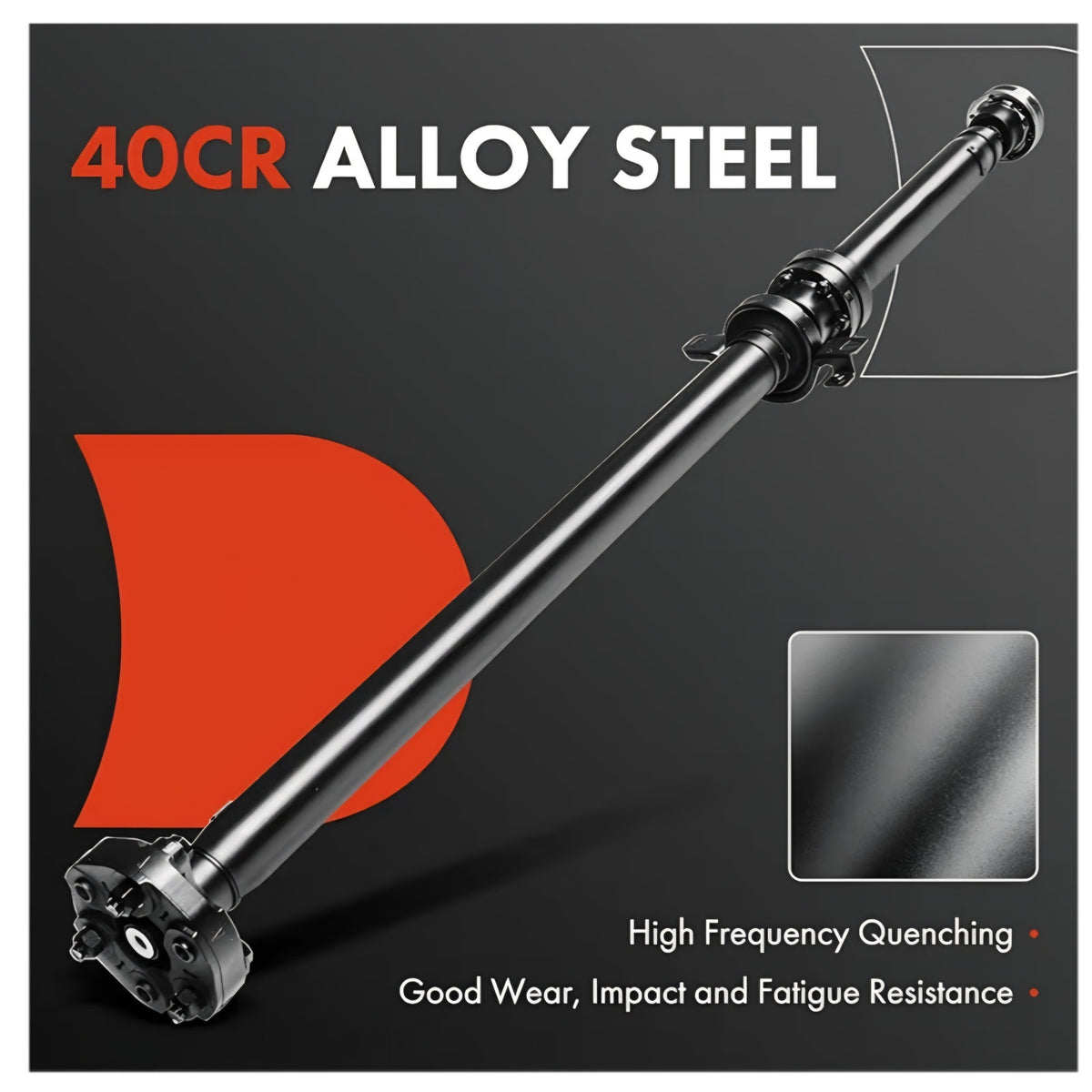 A-Premium 57.13" Rear Drive Shaft Prop Shaft Driveshaft Assembly Compatible with Cadillac