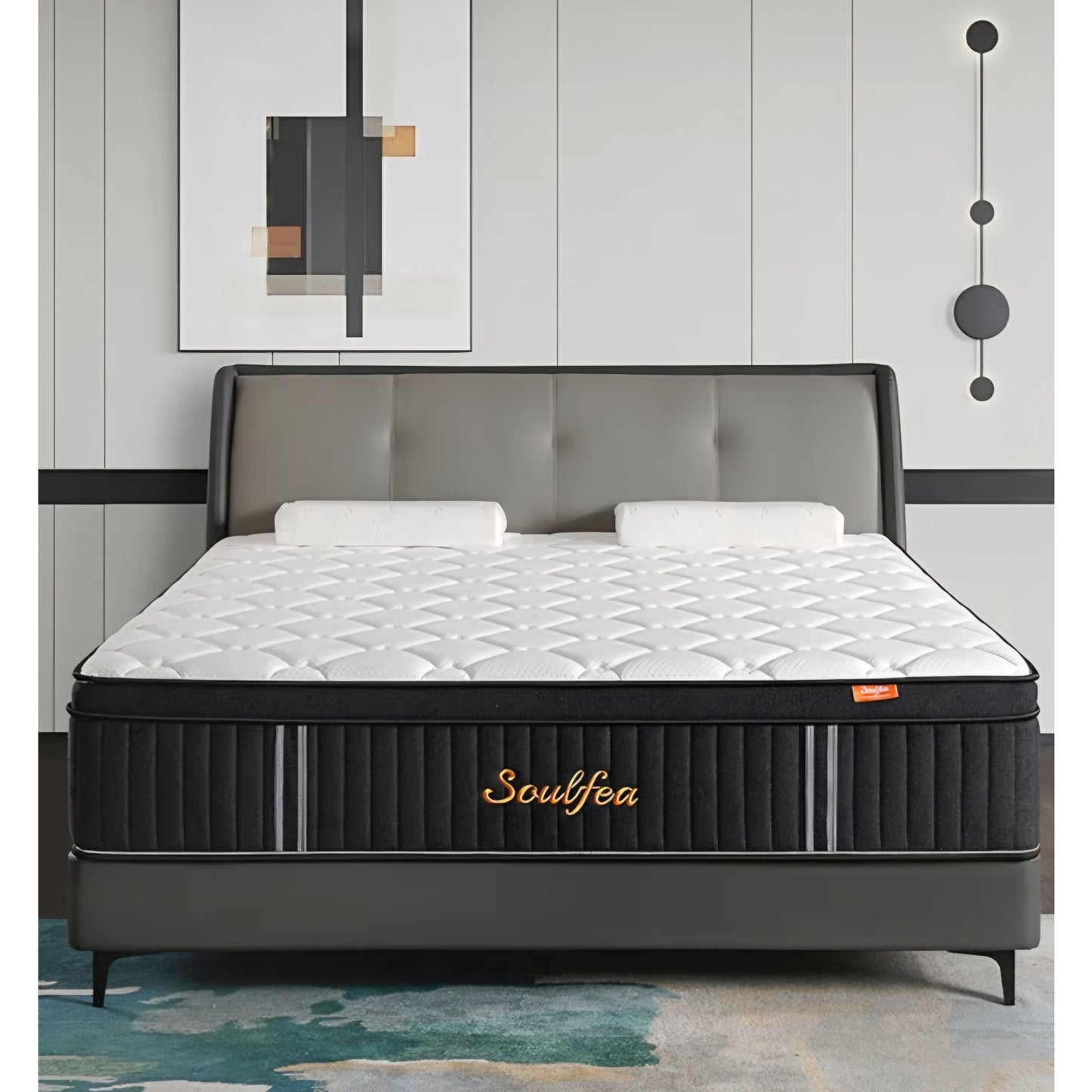 Full Size Mattress,12 Inch Hybrid Full Mattress in a Box with Memory Foam & Individual PocketSpring