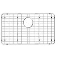 Sink Protector Grid, 28-3/8" x 14-3/16" Stainless Steel Sink Bottom Grid Rear Drain